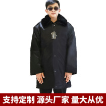 Thickened Security Clothing Winter Clothing Long cotton clothing Waterproof Multifunction Relief Cotton Coat Work Cotton Padded Jacket