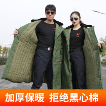 Winter military cotton coat green cotton coat sweater cotton coat quilted jacket yellow male and female winter thickened cotton long section security