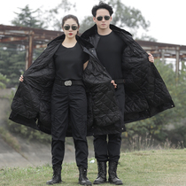 Lao Bao Jun Cotton Coat Male Long Style Winter Thickening Anti-Cold Warm Plus Suede Labor Protection Cotton Clothing Security Work Clothes