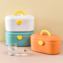 Multi-layer small medicine box household medicine storage box classification medicine box household small large capacity Medical First Aid Kit