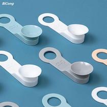 Toilet ring holder household toilet anti-dirty clip handle artifact creative uncovering toilet cover silicone lifter