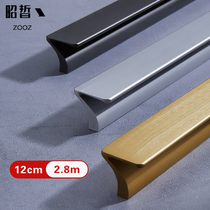 Wardrobe handle gold t-shaped light luxury 7-character American drawer handle cabinet bedside cabinet coffee table shoe cabinet hardware handle