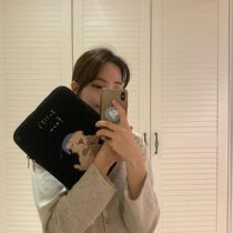Korean ins cute puppy laptop bag Apple macbookpro13 15 liner 14 inch female