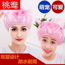 Ken waterproof shower cap cartoon cute pet cute child girl shower cap cap middle child girl dry hair