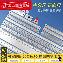 Scale pointer aluminum alloy can be pasted mechanical middle ruler spot aluminum can be customized stainless steel
