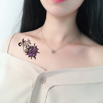 Rose tattoo patch waterproof female long lasting sexy hipster pattern ins ankle wrist clavicle Hyuna patch