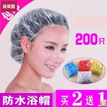 Shower cap Hair mask Suitable for first-time head cover Hair salon compression baking cap bagged independent bath shampoo head cover