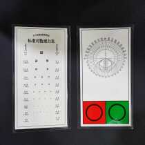 Glasses accessories presbyopia vision table presbyopia table