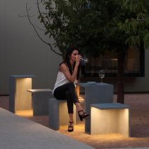 Modern minimalist waterproof bar Bench Light Outdoor Grass Terrace Lamp Garden View Lamp Garden View Light Outdoor Works Meadow Light