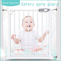 Stairway guardrail child protection door baby door fence fence pet isolation dog fence pole door guardrail