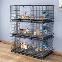 Rabbit cage oversized free space raising rabbit special cage indoor special anti-spray extra large rabbit cage