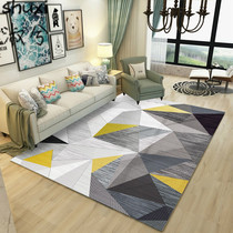 Geometric Nordic carpet living room bedroom full of lovely room coffee table bedside blanket simple modern floor mat large area