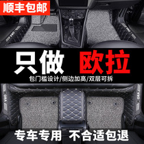 Euler R1 black cat floor mat White cat R2 Good cat IQ special all-surrounded Great Wall car silk ring decoration all-inclusive floor mat