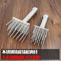 Meat hammer all stainless steel strong pigskin prongs pigskin tools looser pork needle steak utensils