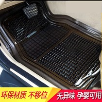 Transparent car mat front row single main driving easy to clean non-slip wear-resistant silicone GM foot pad
