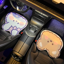 Car Cushion Four Seasons Universal Single Sheet Cartoon Cute Ins Nets Red Three Sets Seat Cushion Dolly Rear Seat Cushion