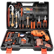Various household hardware toolbox electric drill set tool set electric knife multifunctional hand drill charging