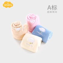 Aengbay baby towel baby wash face small square towel newborn baby products are more soft and absorbent than cotton gauze