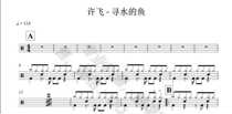 856 Xu Fei-Fish in search of water Drum set Jazz drum spectrum send audio