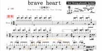 1038 Miyazaki-Brave Heart drum drum jazz drum original drum score send audio to teach Video