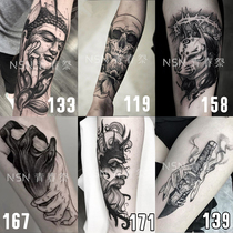 Tattoo Stickers Waterproof Mens and womens Korea lasting ins wind dark flower arm body painting not permanent tattoo stickers 1