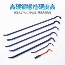 Hexagon thick nail starter heavy-duty pry bar multi-function fire-fighting crowbar Special Steel Pry bar tool high hardness crowbar