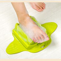 Floor paste type foot washing brush foot washing shoes wearing artifact foot washing brush foot washing artifact lazy slippers foot grinding board