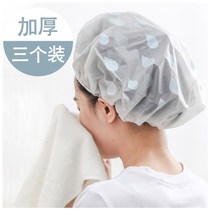 Increase thick disposable waterproof shower cap transparent oil cap heating hair film special care home Bath cap