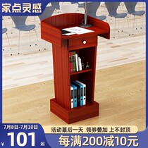 Podium For training courses Podium Mobile catering Welcome desk Light luxury conference room podium podium Shopping guide table