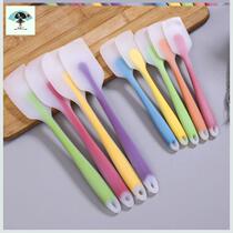 Silicone Scraper Baking Shovel High Temperature Resistant Squeegee Soft Rubber Cream Tool Stirring Rod One-piece Cake Rubber