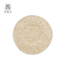 Su program handmade loofah tea pot mat coaster tea tea cup holder insulation tea set accessories
