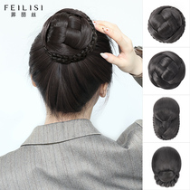 Wig hair package hair ancient Chinese clothing back head bun antique performance retro bridal styling Xiuhe pad package