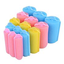 Short hair curling cotton sponge curling iron sponge home styling sleeping shaping curling head lazy clip head