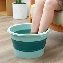 Shen shrink bucket foldable household lazy person foot bubble artifact over calf plastic foot wash bucket bucket portable foot tub