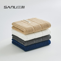 Sanli Tarot antibacterial square towel pure cotton thickened cotton face washing household adult absorbent men and women soft small towel