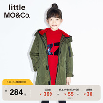 Clear ] Little Moco Kids Clothing Winter Boys and Girls Dress Costume New medium long leisure
