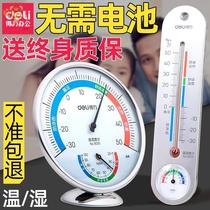  Thermometer temperature and humidity meter Household indoor creative temperature and humidity meter refrigerator outdoor mercury temperature multi-function