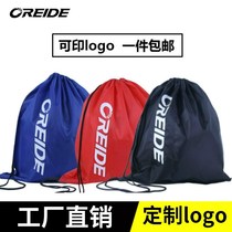One-shoulder double-shoulder basketball bag drawstring net pocket training foot volleyball storage custom ball bag