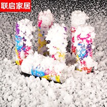 Christmas Tree Festival Artificial Snowflake Spray Painted With Silk Spray With Jet Snow Spray Snowflake Spray Snow Jars Foam Spray