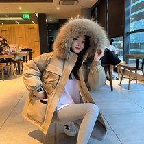 Pregnant women winter clothing 2021 New down cotton clothing women Winter late pregnancy Pike clothing autumn and winter cotton jacket