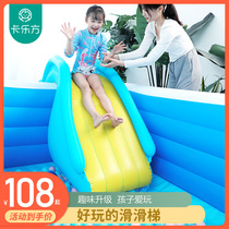Inflatable slides need to be used with the swimming pool Childrens inflatable toys play