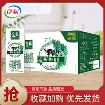 Yili Jindian organic pure milk 250ml * 16 boxes full box of adult nutrition breakfast childrens milk flagship store