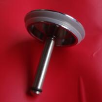 Round stainless steel trash can living room office pedal kitchen bathroom thickened slowly and mute