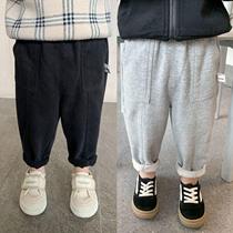 Cotton boys spring and autumn trousers sports pants casual new boys and girls Autumn wear pants baby trousers tide