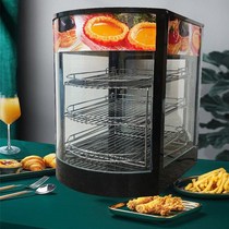 Cake display cabinet Cabinet right angle duck neck fast arc egg tart delicious bread commercial mobile door display table