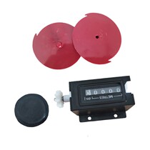 Wallpaper Sizing Machine Accessories Yard gauge Mixer Jam Choke Plug Wall Paper Brush Glue Machine Hanging Cardboard Round Plate Bracket plate