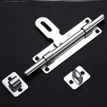 Stainless steel latch thickened door bolt Door buckle Courtyard door buckle inner lock Household door artifact Bathroom reinforcement