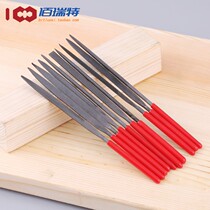 Bairrett file set woodworking polishing tool contusion knife steel file metal triangle semi-circle mini shaping assorted