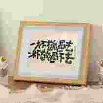 Hollow wooden photo frame table 56 7 8 10 A4 12 inch photo wall photo frame hanging wall picture frame