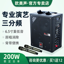 European and American sound 518618 professional performance singing sound outdoor braces for import of three-frequency division high power sound box k song